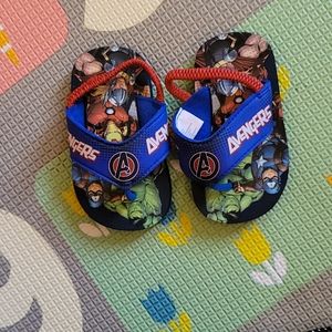 Avengers sandals sz 5/6 (s) infant